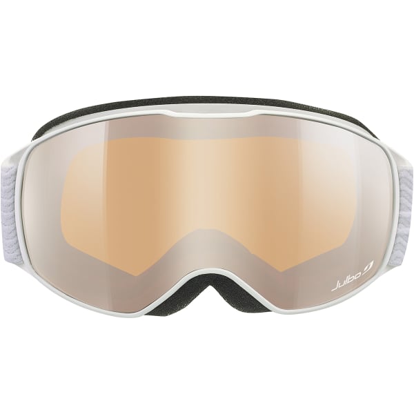 Masque de ski JULBO ECHO WHITE CAT 3 ORANGE SILVER BLANC