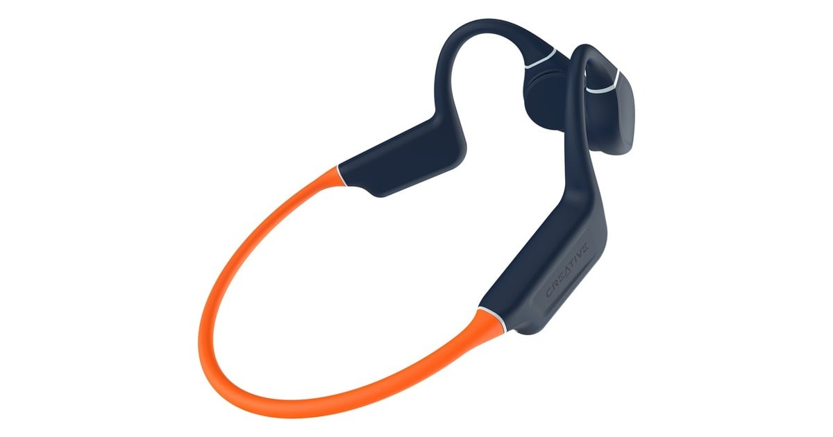 CreativeOutlier Free Pro+ bone conduction hoofdtelefoon  (Oranje, Bluetooth 5.3)