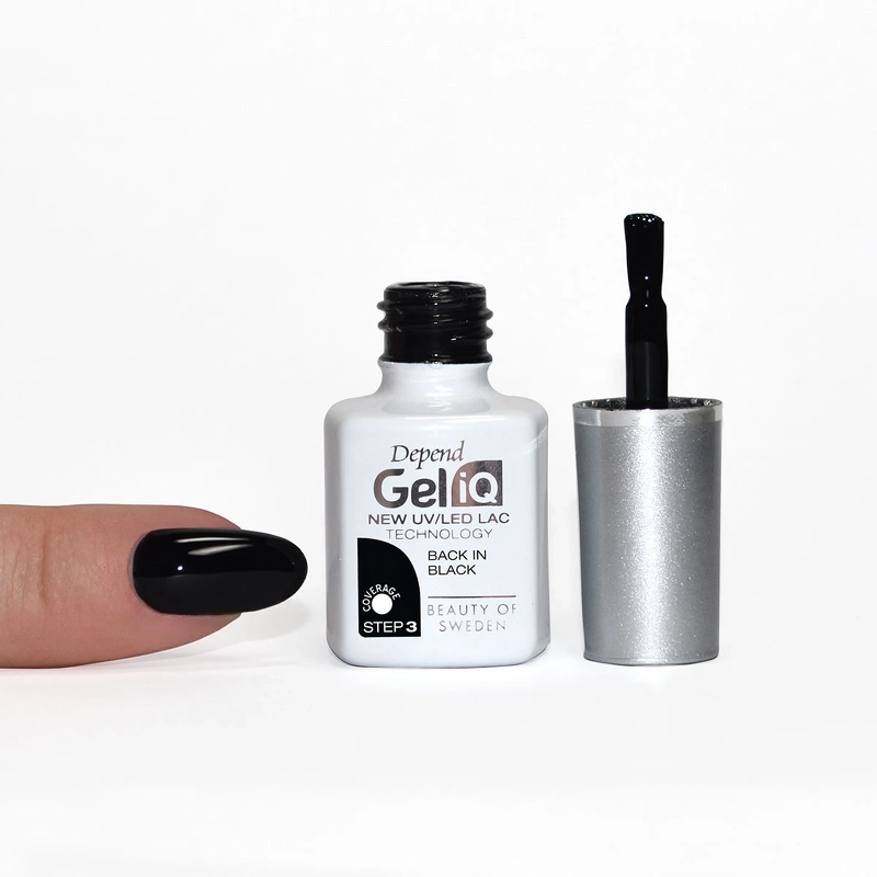 Depend Cosmetic Gel iQ Polish Step 3 - 5 ml - Back in Black