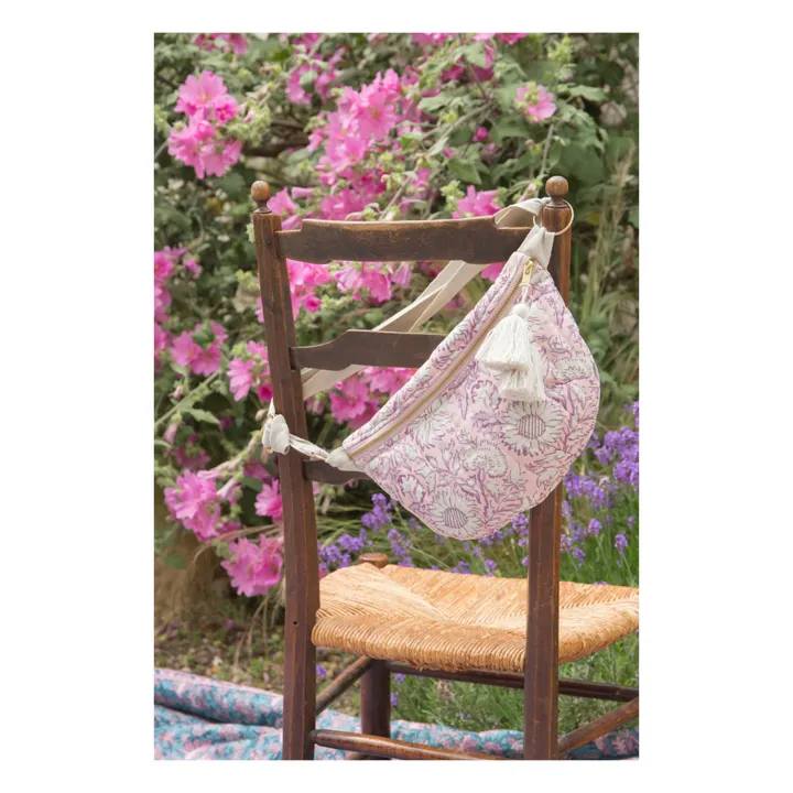 Louise Misha Sac Banane Matelassé Gaby Garden Coton Bio - Collection Femme | Rose