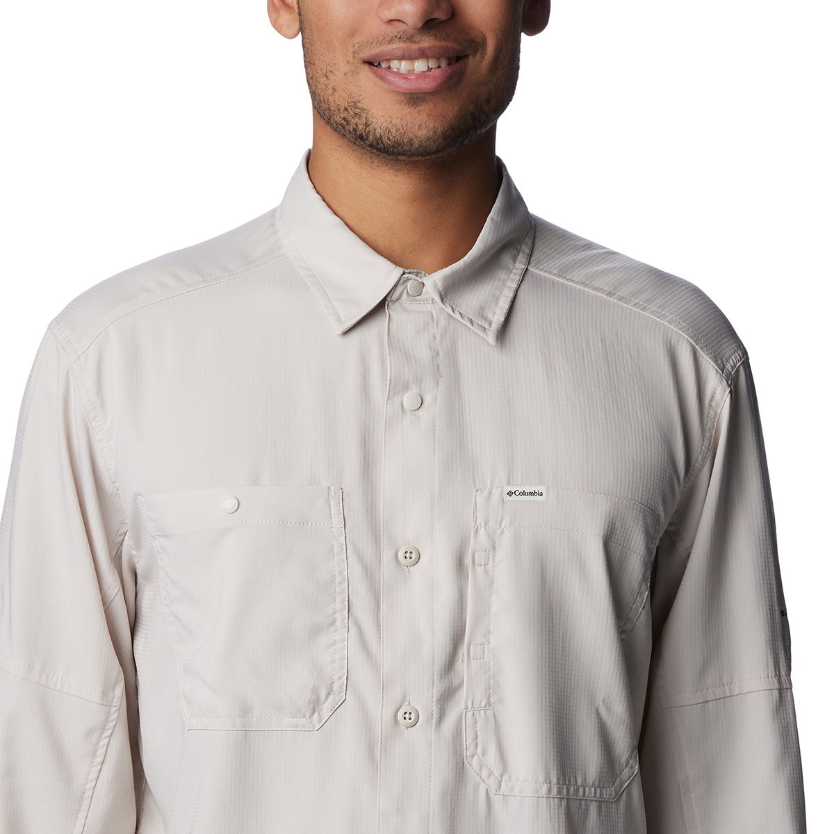 Columbia Silver Ridge Utility Lite LS Skjorte, herre (Dark Stone)
