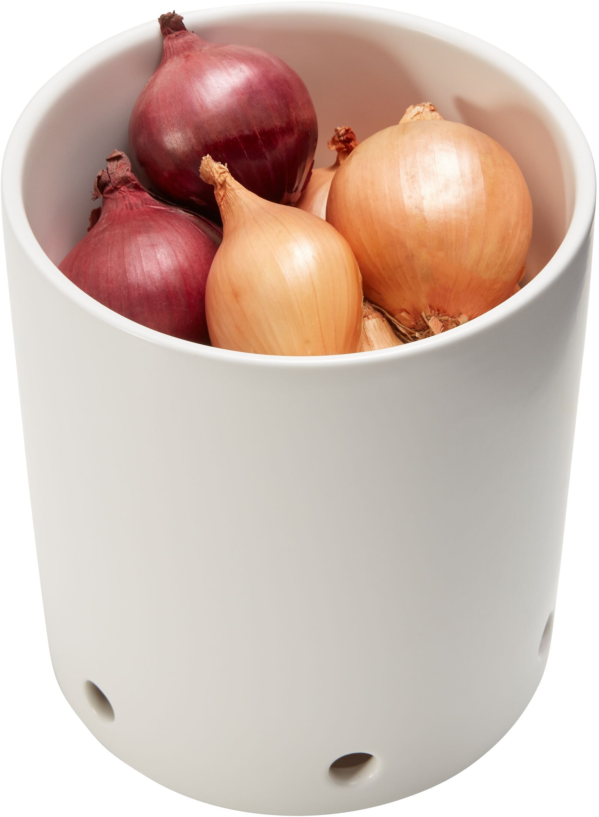 NEVIA Zwiebeltopf - Weiss / H: 18.5 cm