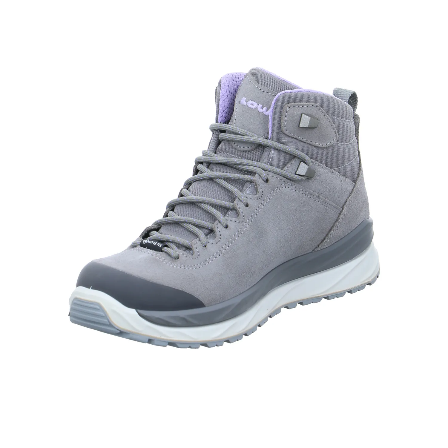 LOWA Wander- Bergschuh Damen Hellgrau Leder