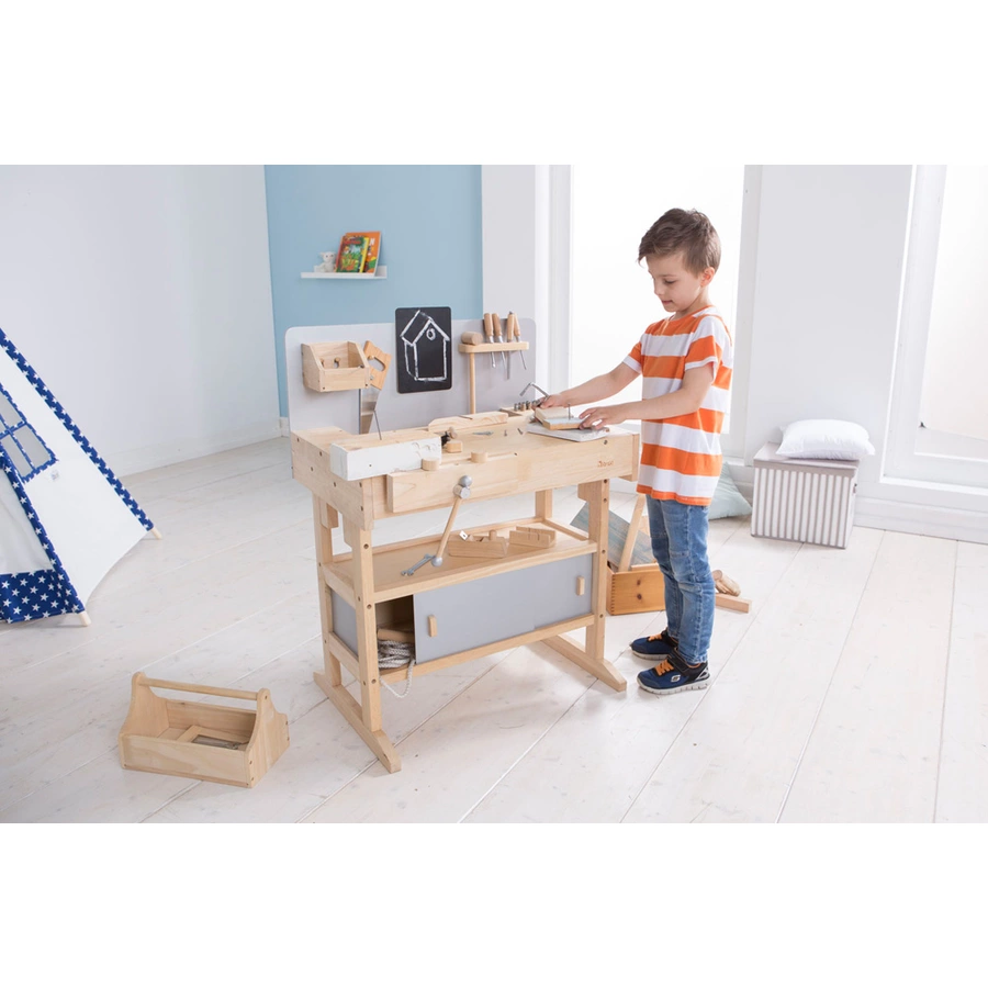 howa® Kinderwerkbank inkl. 32-tlg. Werkzeugset