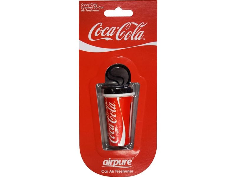 airpure 3D Becherform Coca Cola Der Klassiker als Duft unterwegs mit dir