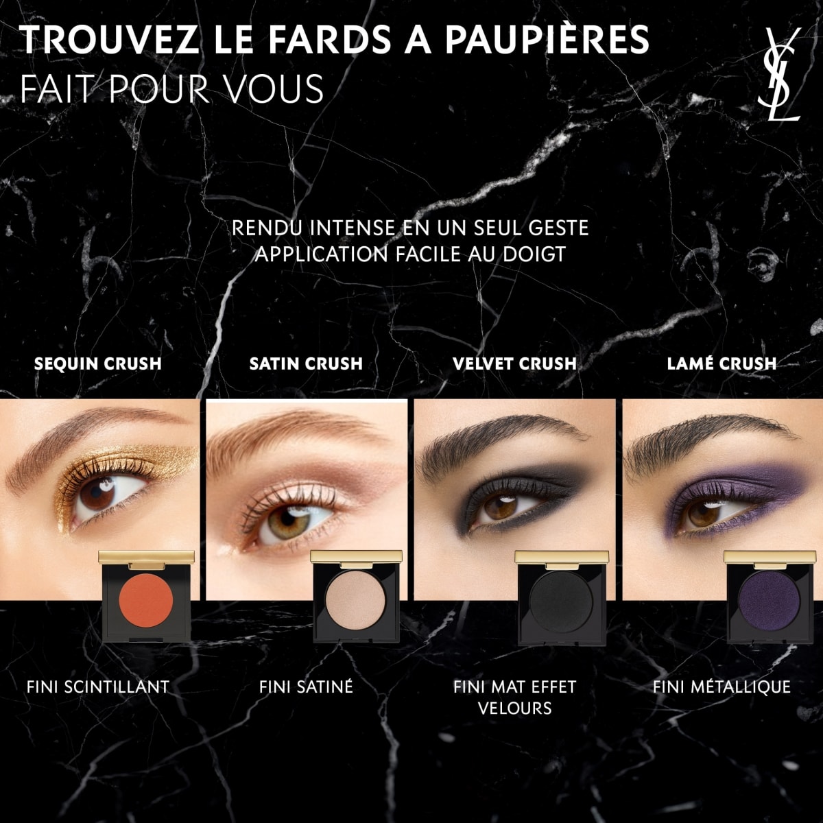 YVES SAINT LAURENT Velvet Crush Ombre à Paupières