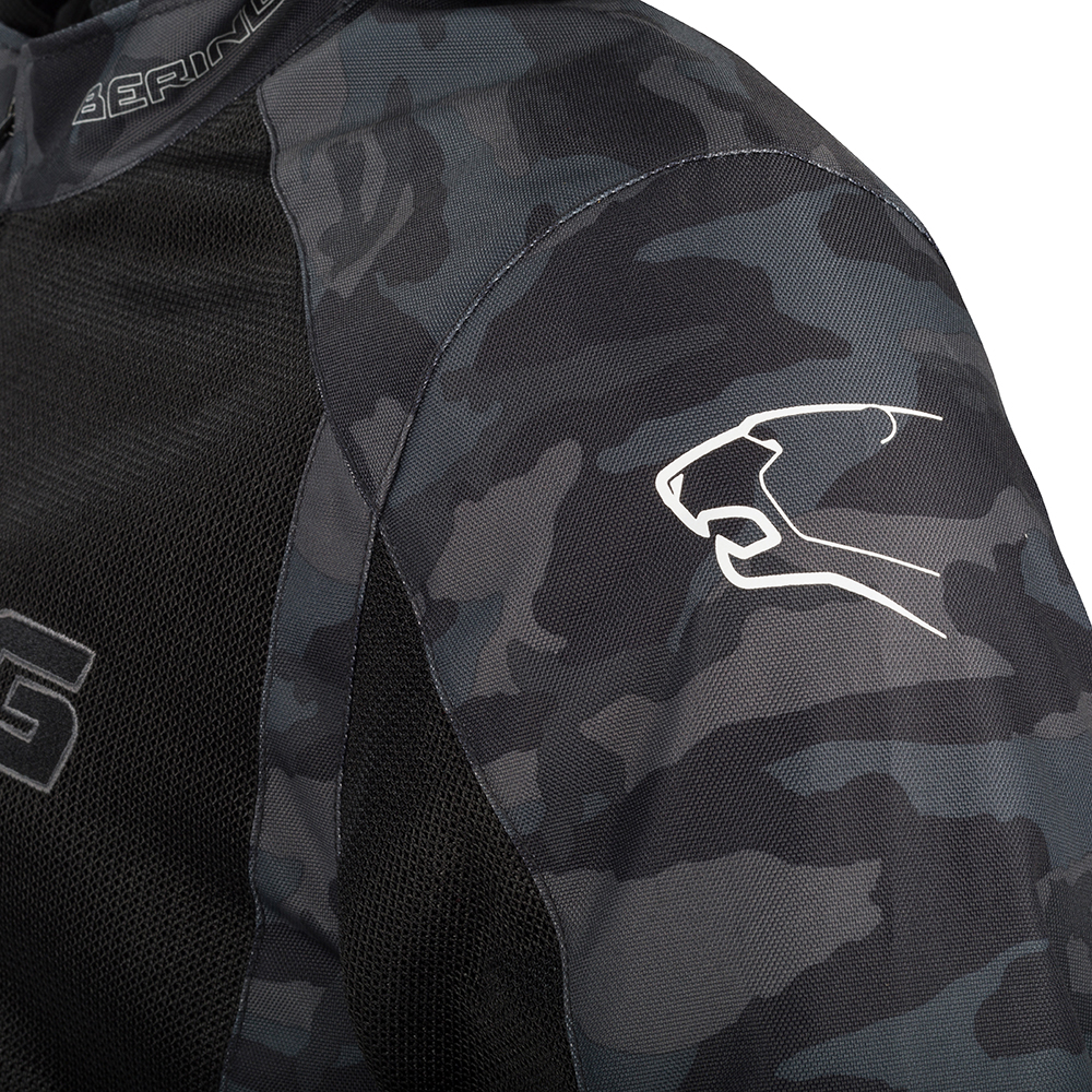 Bering - Blouson Spirit Noir / Camouflage Gris