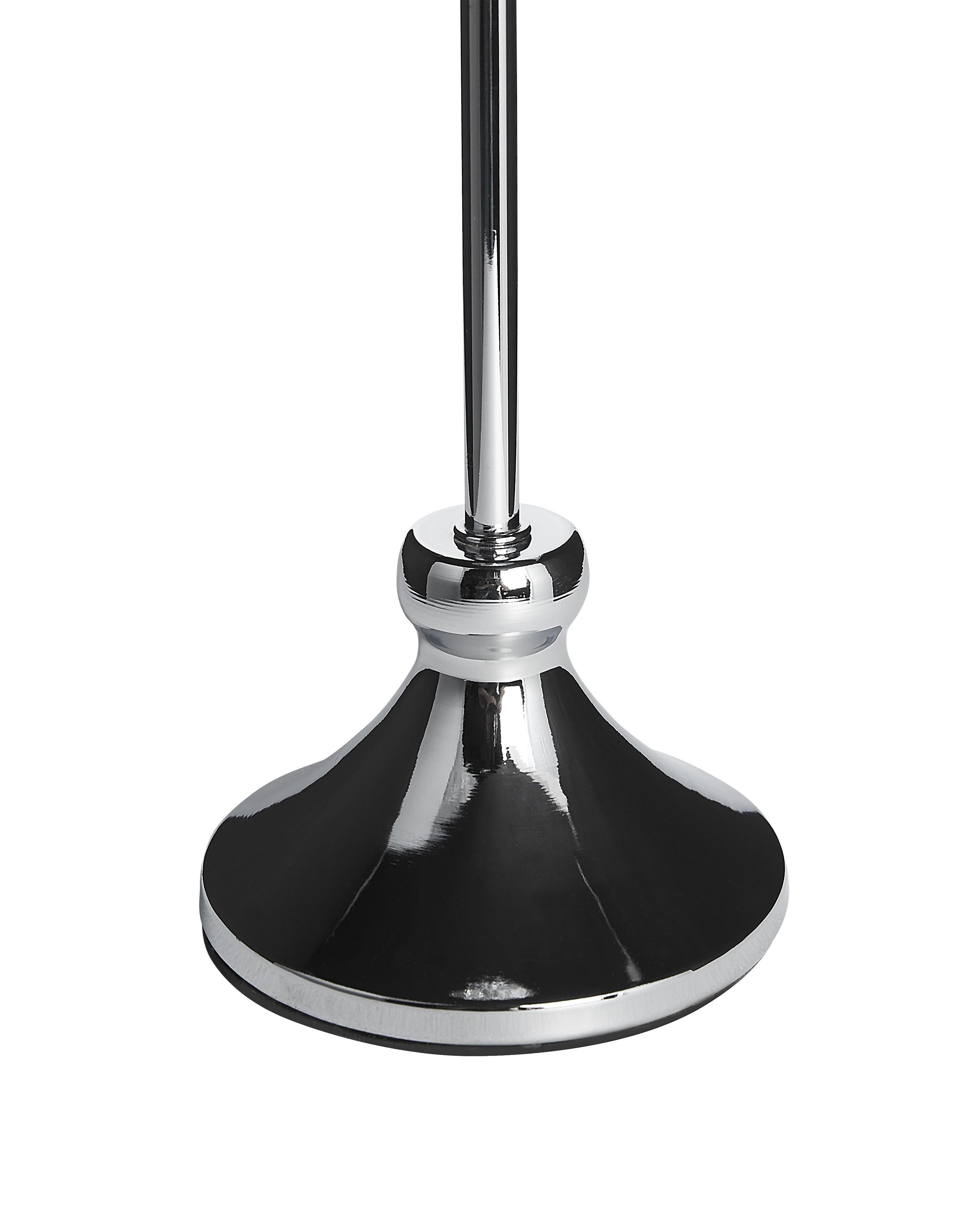 Kaarshouder ESTERNAY Metaal 27 cm Zilver
