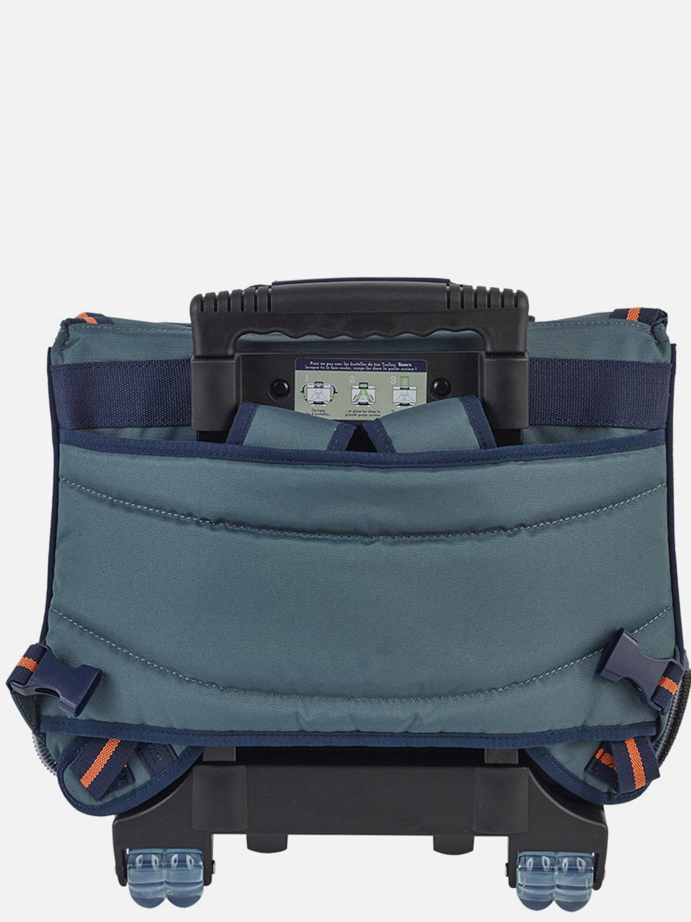 Cartable  roulettes 2 compartiments TANN'S