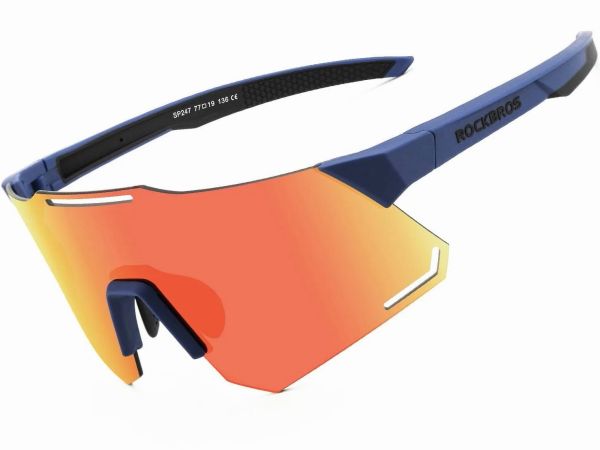 Rockbros Polarized Cykelbriller, Blue