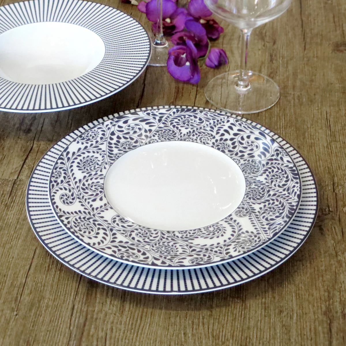 Alhambra - Assiette plate 27 cm (lot de 6) Médard de Noblat