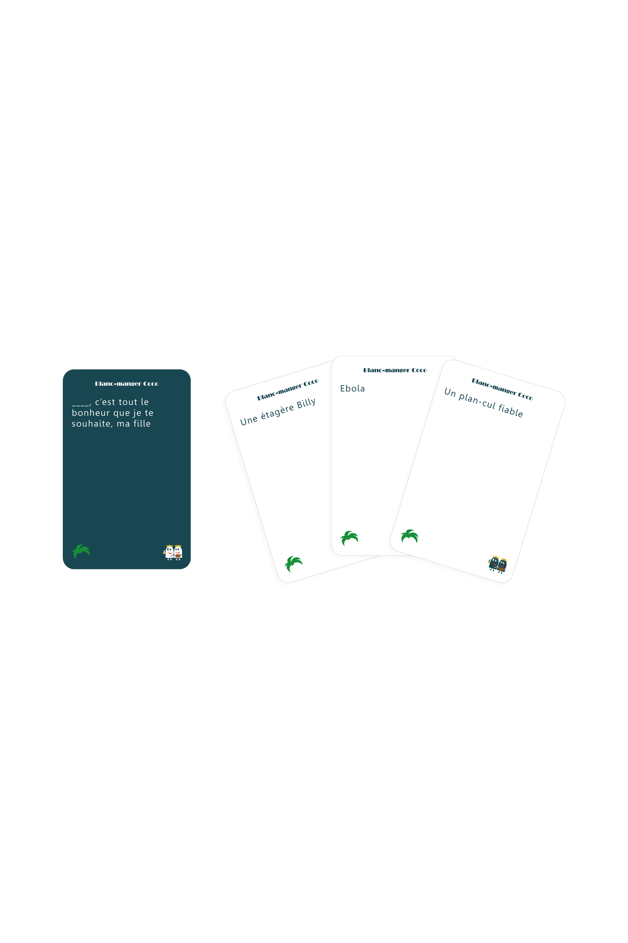 BLACKROCK GAMES Jeu de cartes BLANC MANGER COCO Multicolore