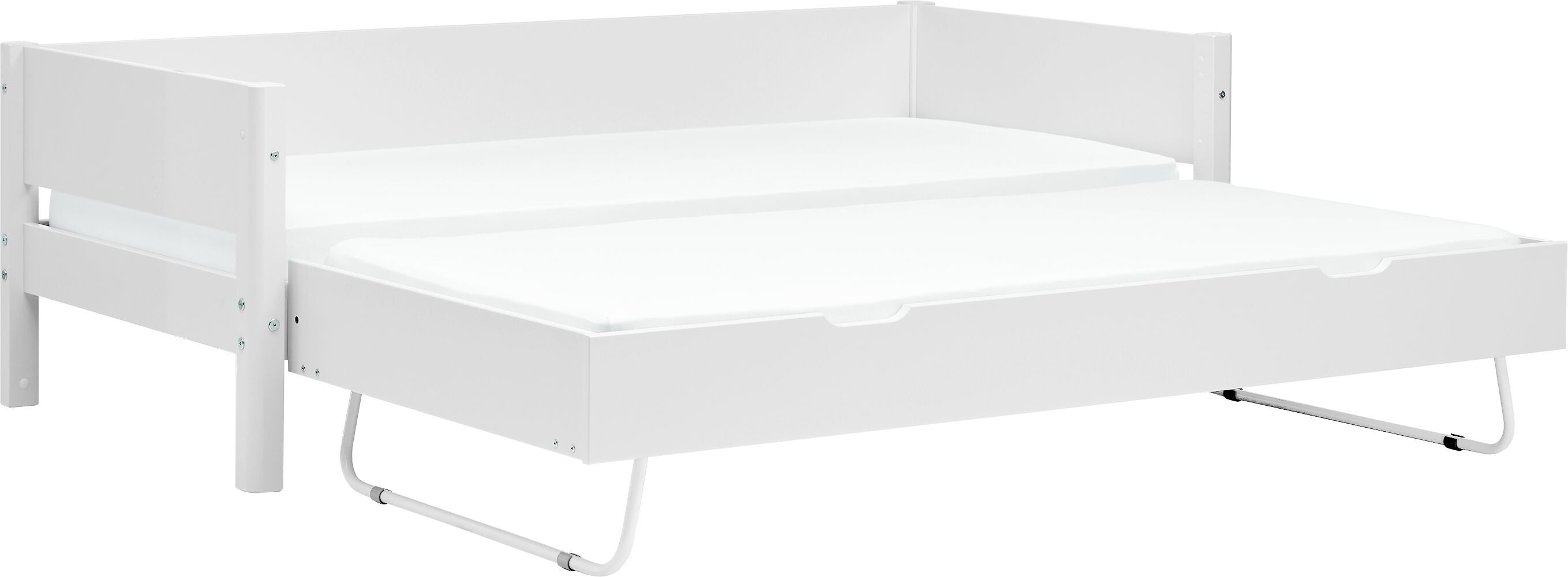 Flexa WHITE Kombibett - Weiss / B: 100.0 cm x T: 210.0 cm x H: 67.0 cm