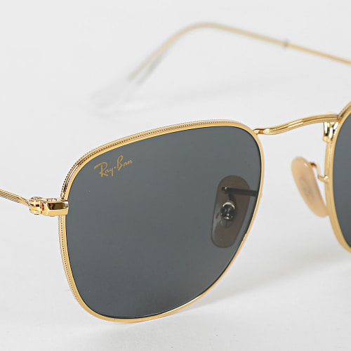 Lunettes De Soleil Frank 3857 Doré Bleu