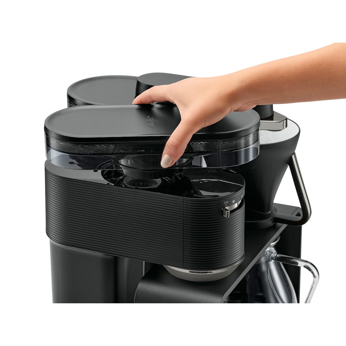 Melitta EPOS kaffemaskin MEL21941 (sort/krom)