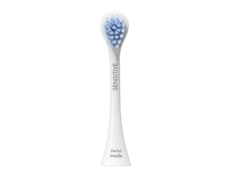 CURAPROX Zahnbürstenkopf Sensitive Duo, 2 Stück Ersatzbürsten für Curaprox Schallzahnbürsten