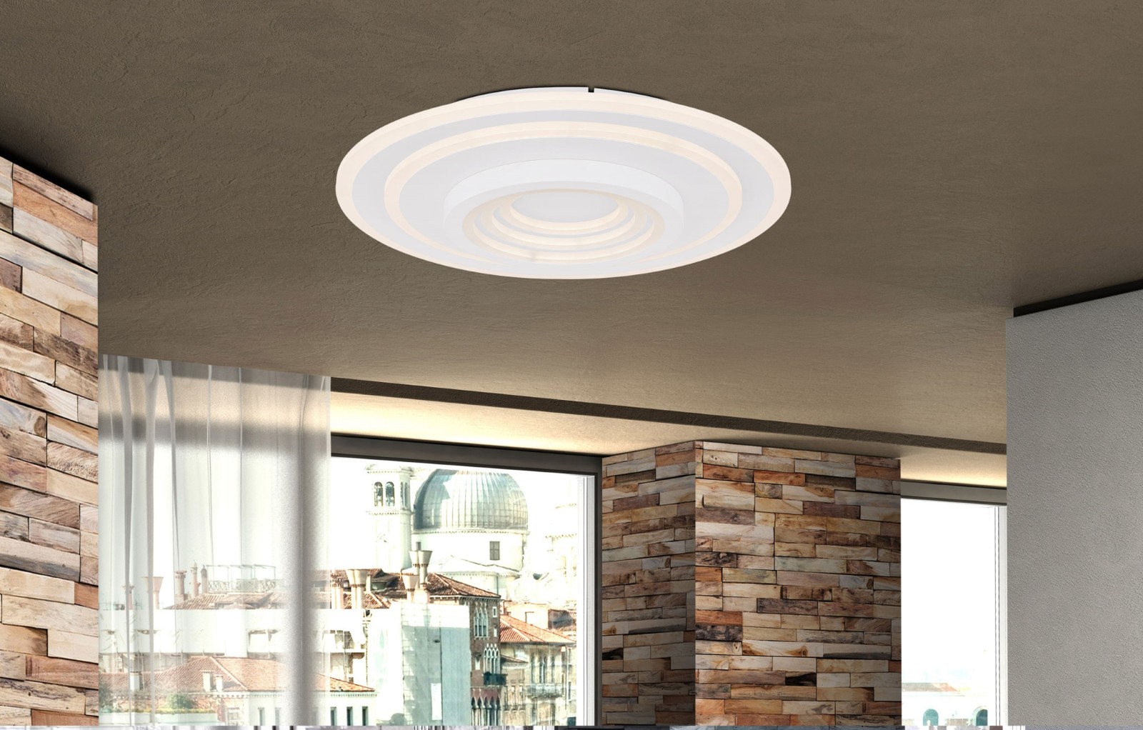 LED-Deckenleuchte - weiß - dimmbar -Ø 49,5 cm