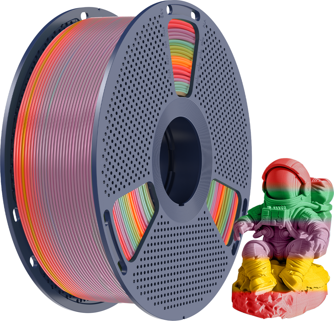 SUNLU  PLA Rainbow-01, 1,75 mm / 1000 g    Mehrfarbiges PLA Material