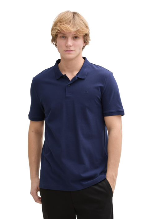 Tom Tailor blauwe heren polo