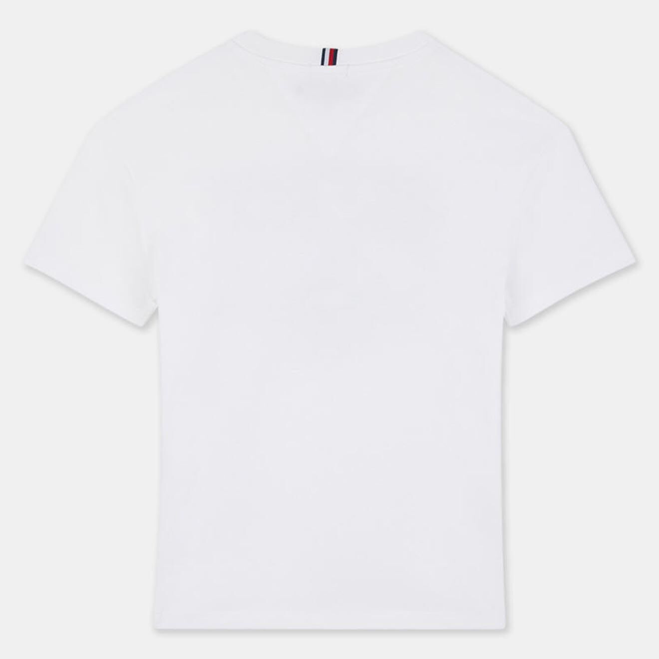 Tommy Hilfiger T-Shirt en Coton organique logo blason blanc