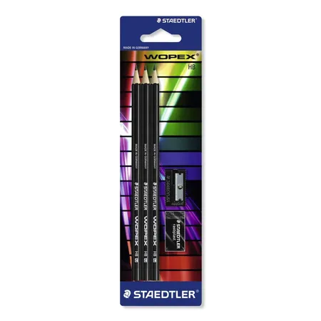 STAEDTLER® Bleistift WOPEX® HB Set, rainbow line