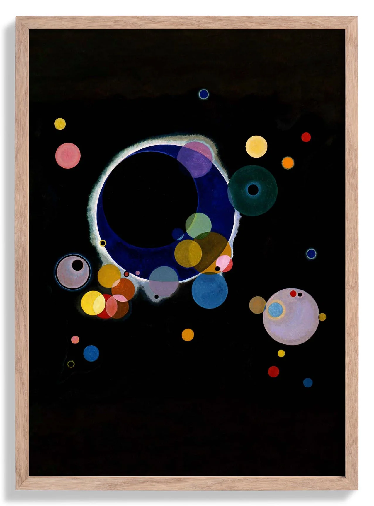 Mehrere Kreise von Wassily Kandinsky