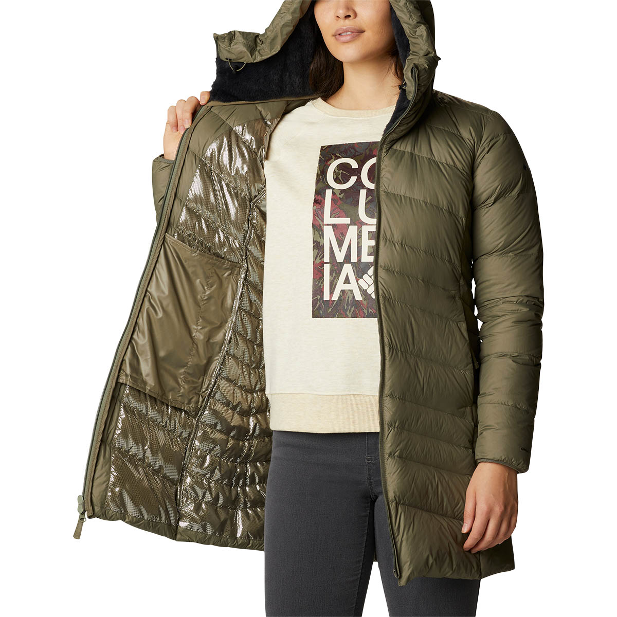 Columbia Autumn Park Parka Dunjakke Dame