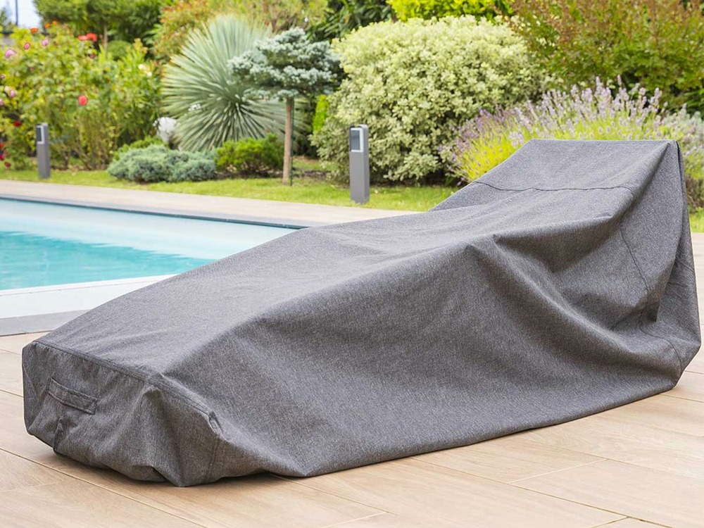 Housse pour transat hambo m gris - 170 x 90 x 60 cm