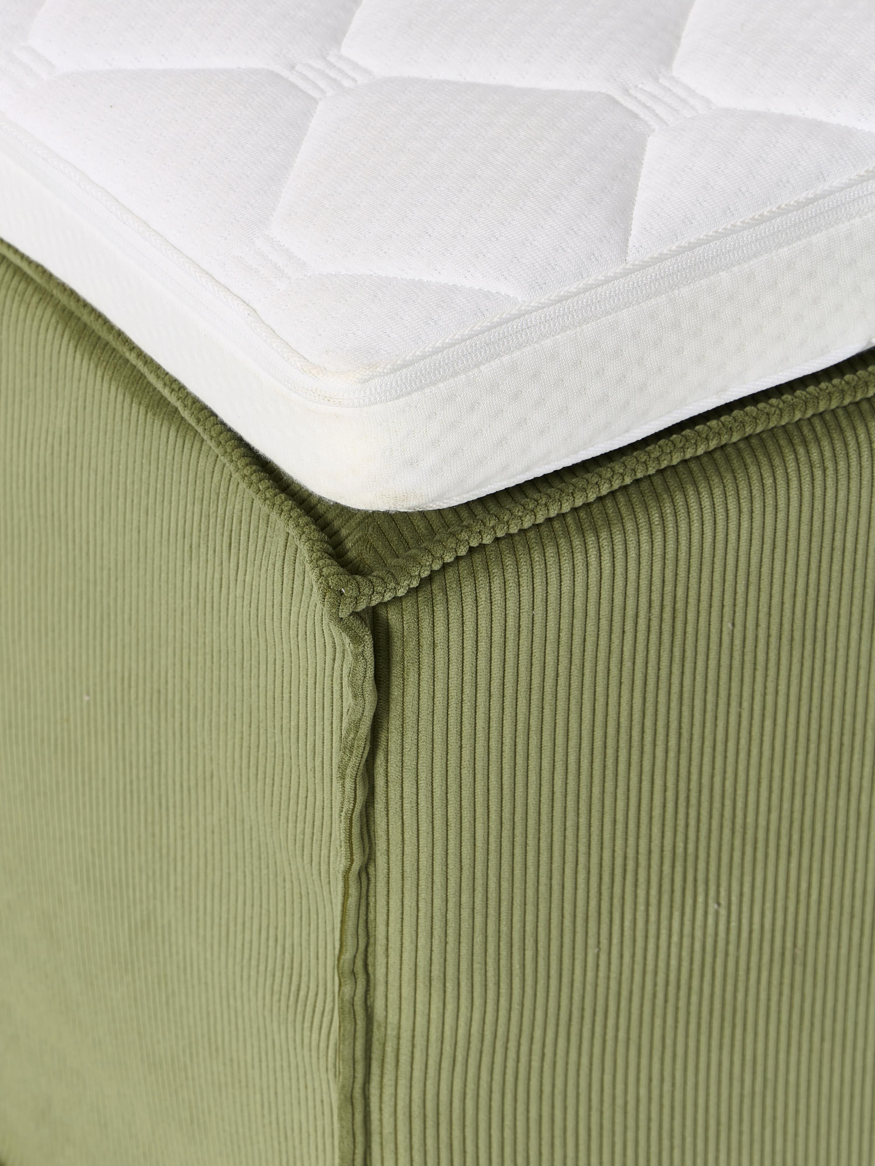 Corduroy boxspring bed Lennon