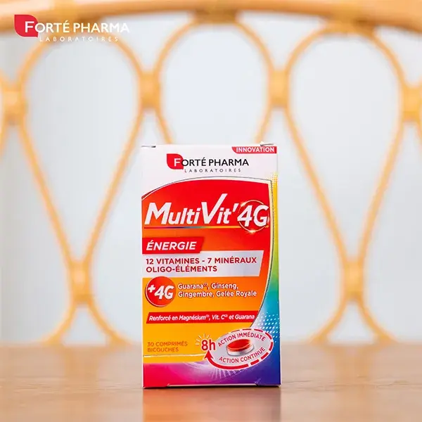 Forté Pharma Multivit' 4G Energy 30 comprimidos Multivitaminas Magnésio Fadiga