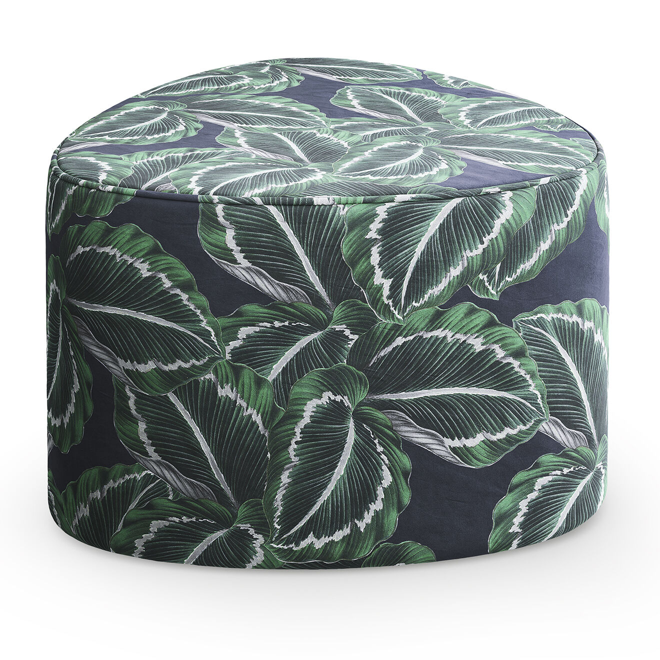 CXL by Christian Lacroix Pouf Velours Andalou multicolore - 70x70x47 cm