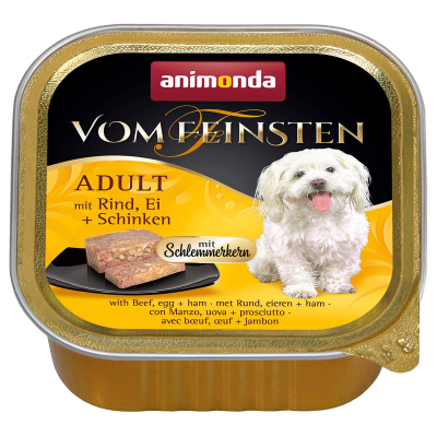 animonda Vom Feinsten Adult mit Rind, Ei & Schinken 150g
