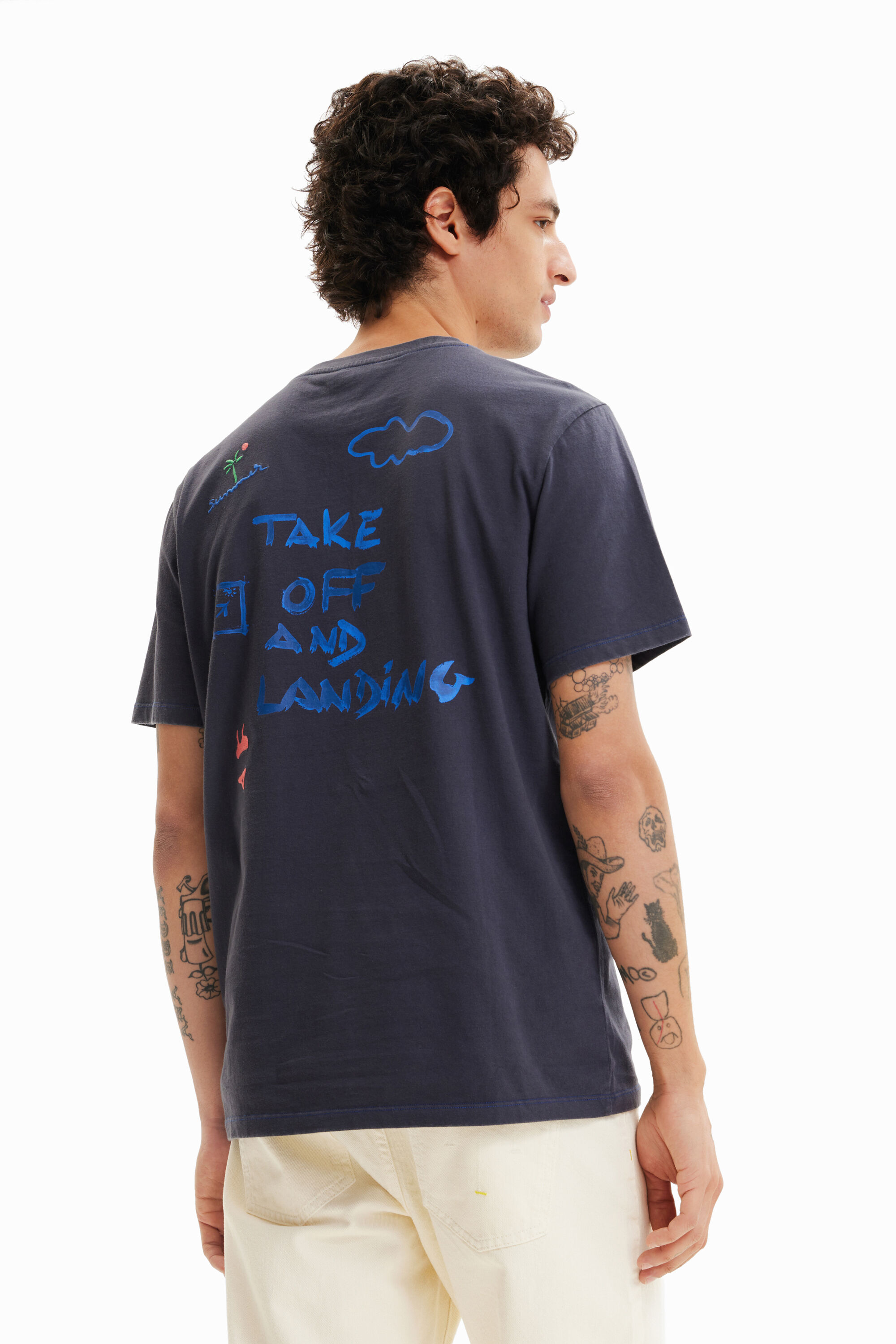 T-shirt arty broderies