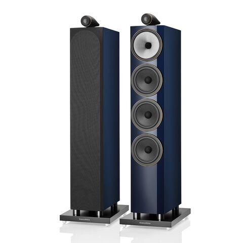 B&W 702 S3 Signature – ultra-exclusieve vloerluidspreker Midnight Blue Metallic
