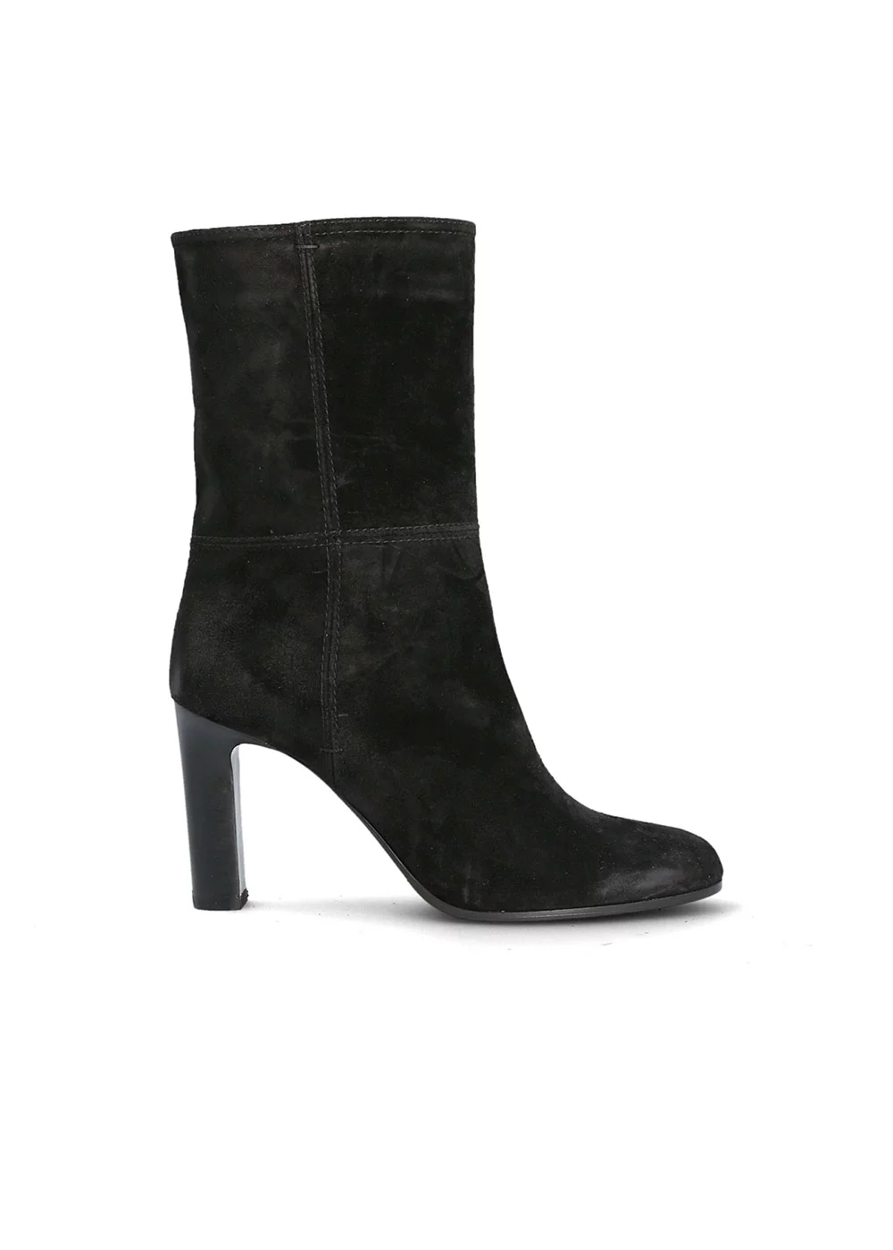 BOOTS  LAETITIA TUBE VELOURS NOIR