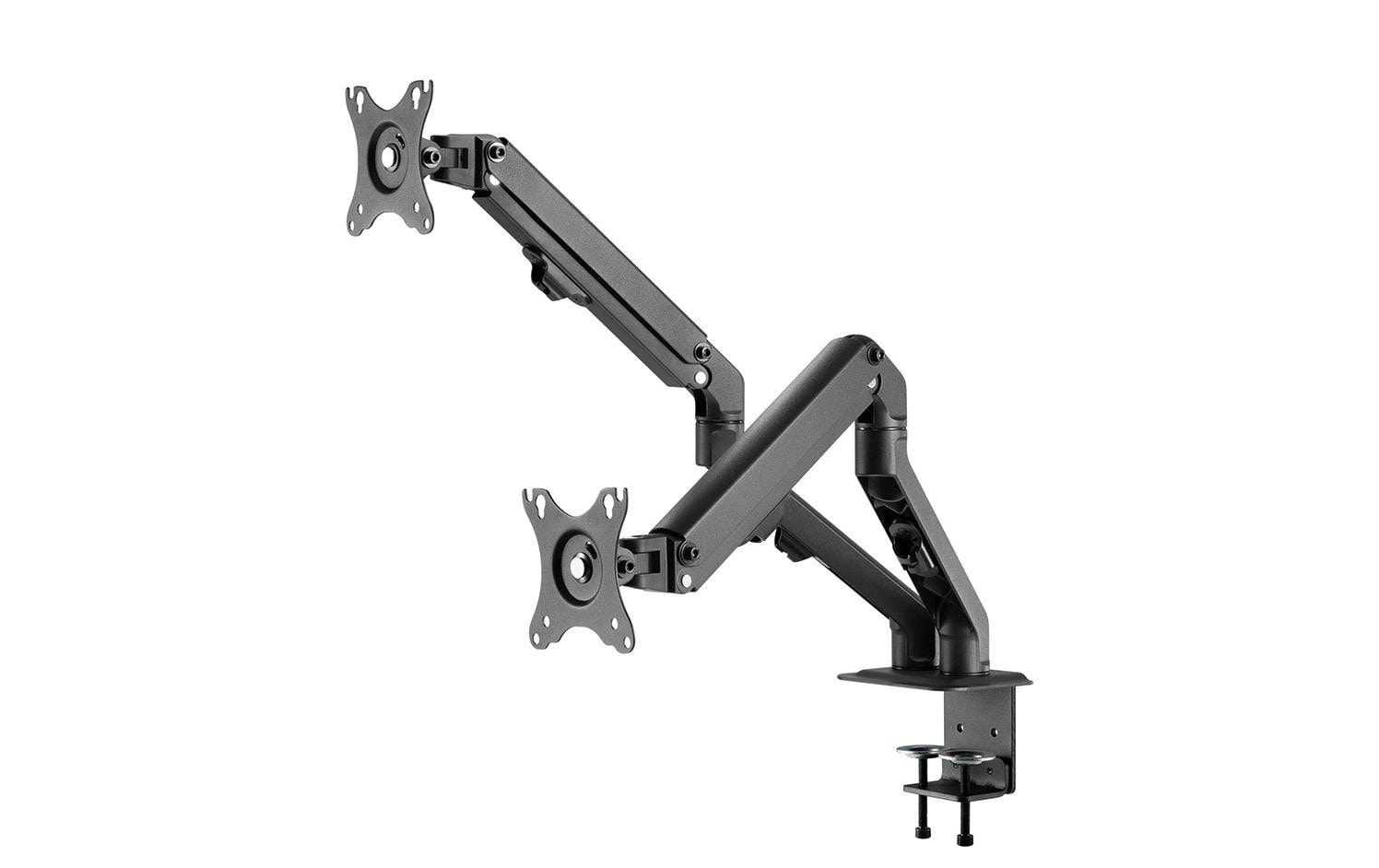 Tischhalterung FPMA-D650D bis 7 kg – Schwarz<br>Vollbewegliche Tischhalterung für zwei Flachbildschirme bis zu 27 Zoll