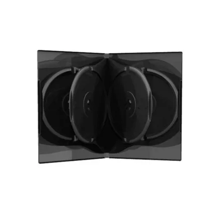 MediaRange DVD CD Hüllen 6er-DVD-Box schwarz, 3 Stück
