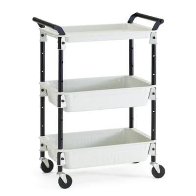 Werkzeugtrolley Toyo TWR4, Grauweiß