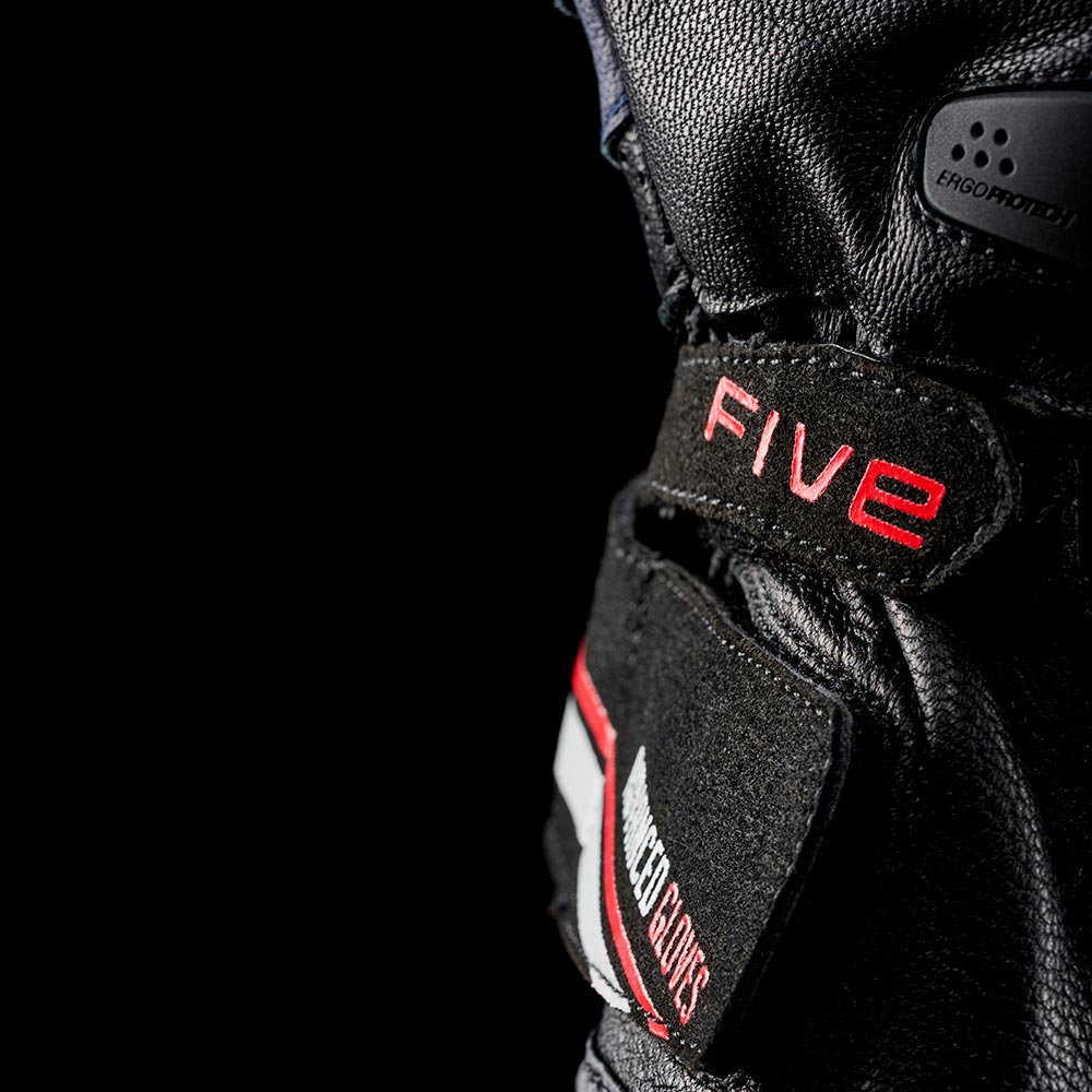 Five - Gants RFX Sport Evo Bleu / Rouge fluo / Blanc