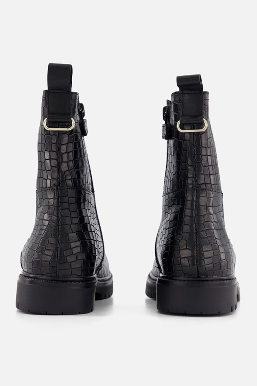 Muyters Chelsea boots zwart Leer
