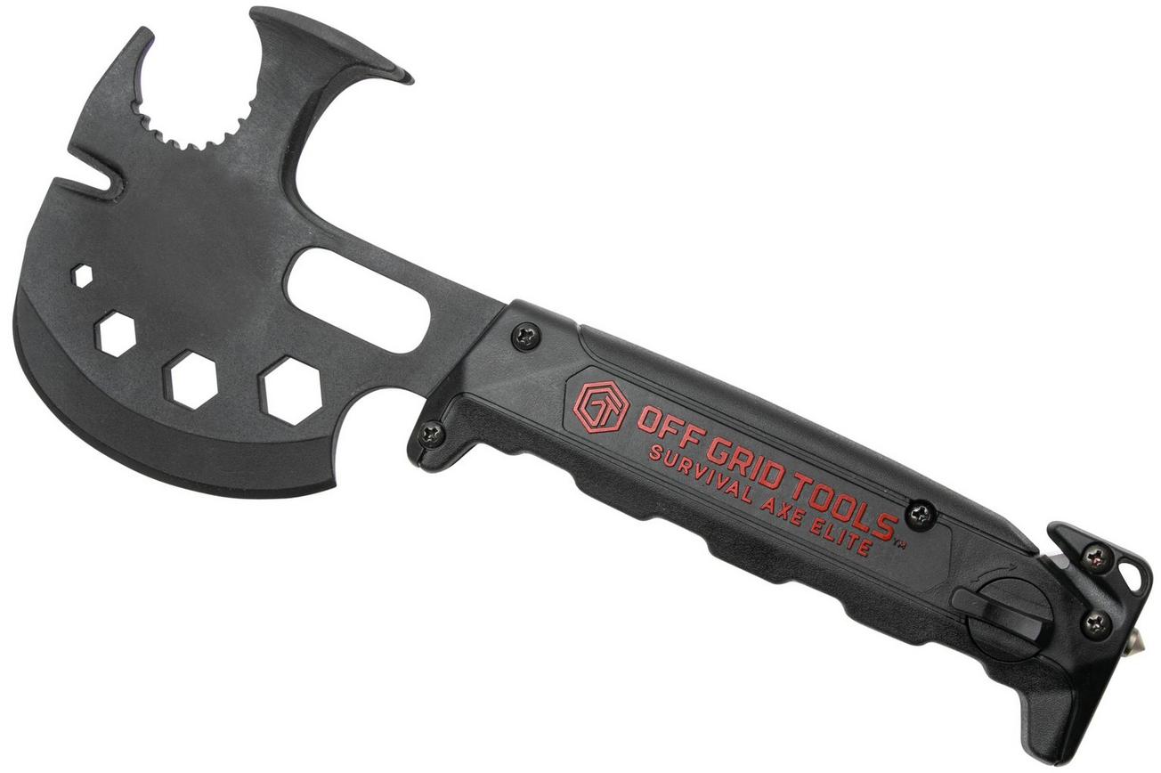 Off Grid Tools Survival Axe Elite, zwart, handbijl