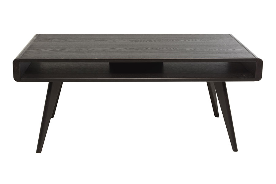 Nitra sofabord Sortbeiset eik. 123x70 cm.