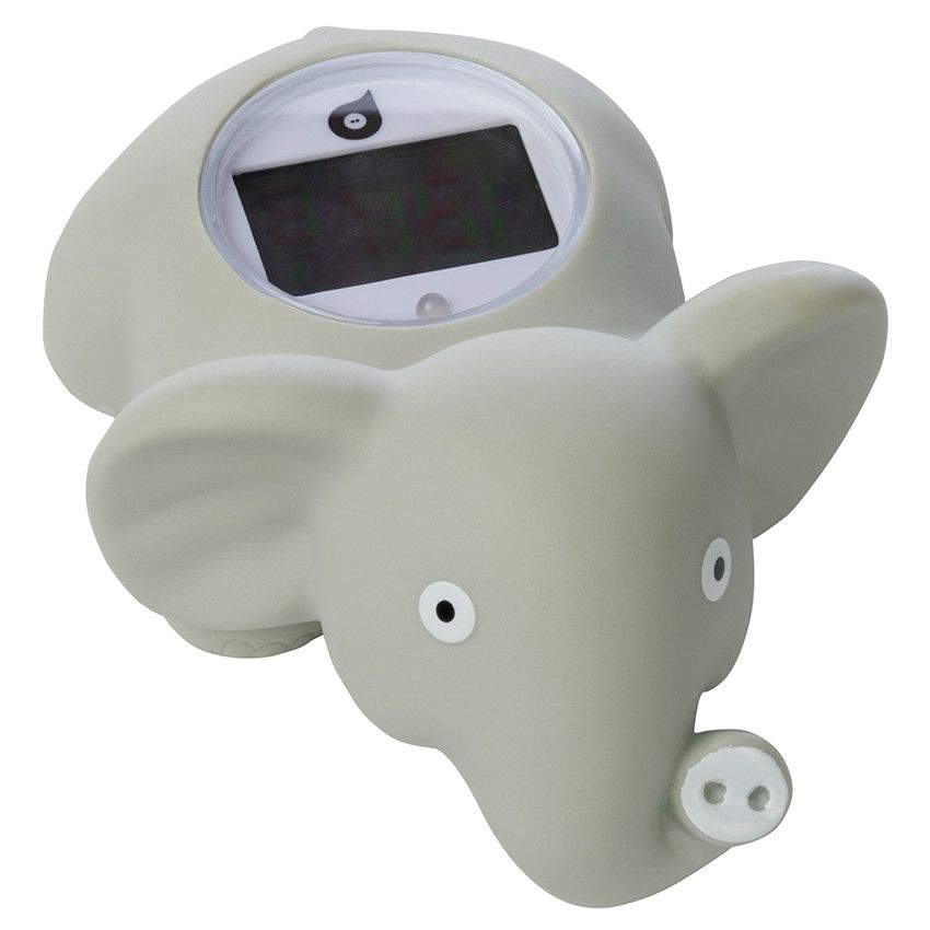 Thermomètre de bain et de chambre - Éléphant - Ecru