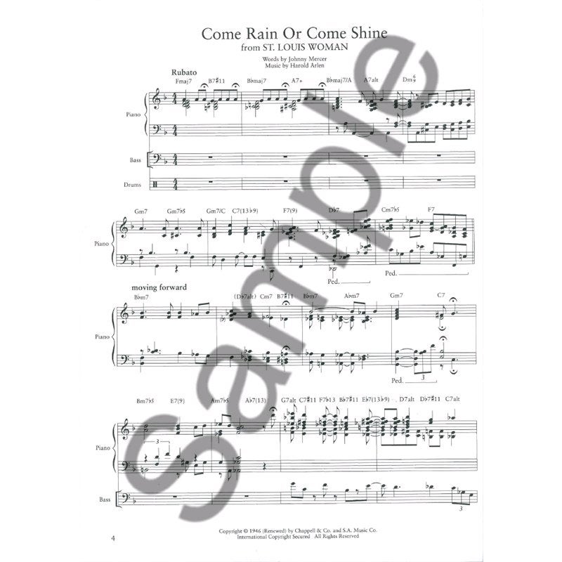 Hal Leonard - The Bill Evans Trio: Volume 2 piano, bass, drums