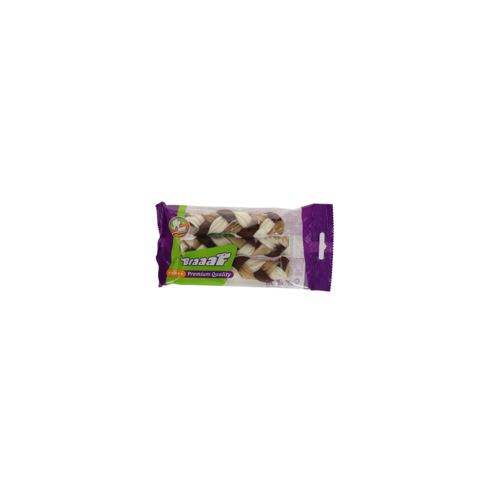 Braaaf Twister Vlecht Klein 12 cm3 stuks