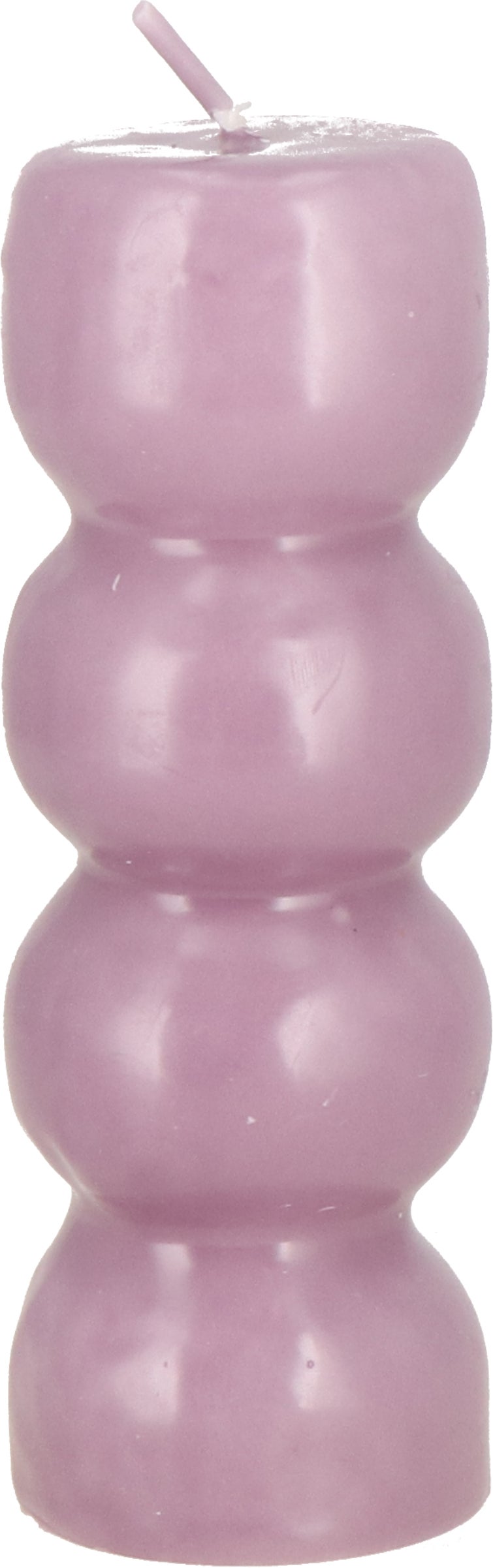 Stompkaars Artistic form paars 35 uur D 5,5 H 16 cm