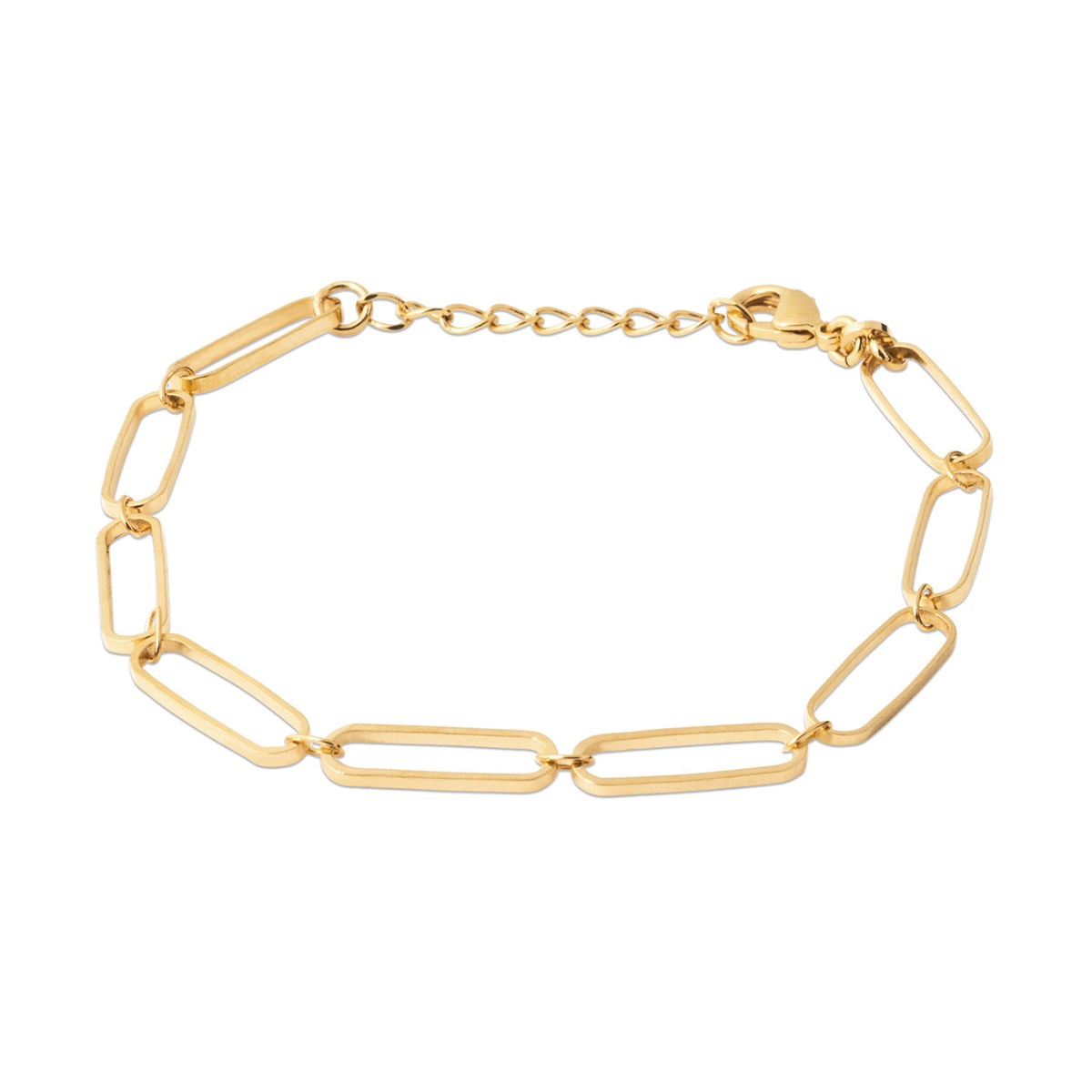 Bracelet Brillaxis chaîne plaqué or