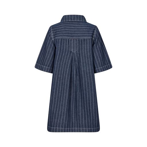 Global Funk Mira-G Kjole, Navy Pinstripe, M