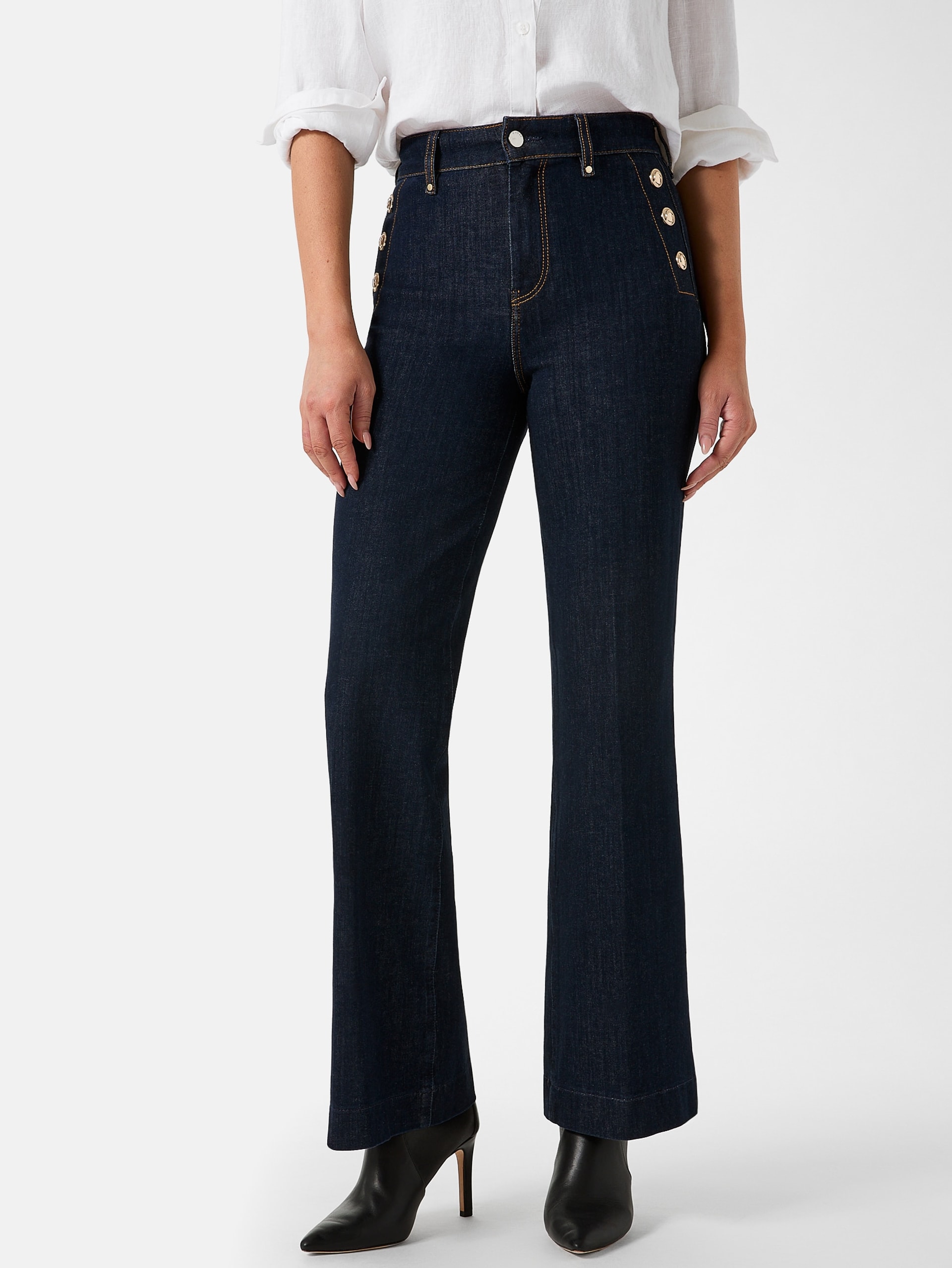 Calça jeans boca de sino Eco Faye Sailor