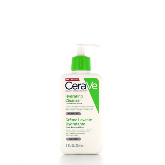 Crème lavante et hydratante pour le corps CeraVe